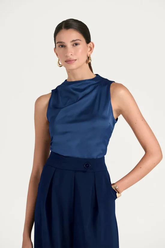 Blusa Malvina Azul
