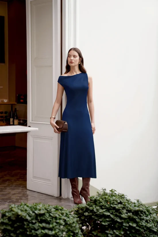 Vestido Sira Azul