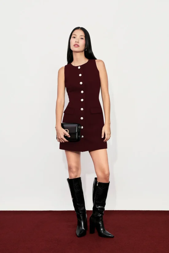 Vestido Dianery Vino