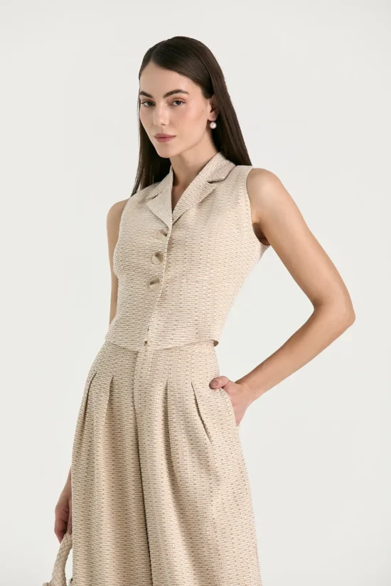 Chaleco Kavya Beige