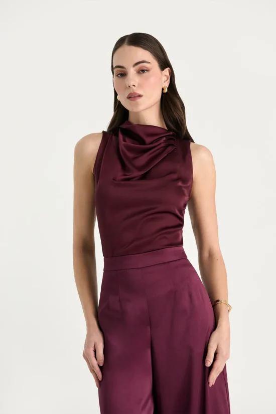 Blusa Lorenza Vino